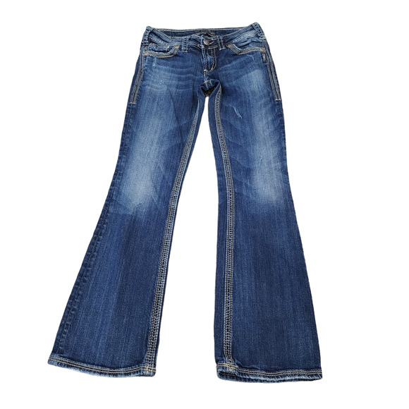 Silver Jeans Denim - Silver jeans women's size 27 boot cut suki surplus jeans